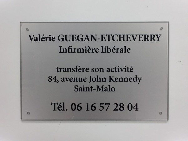 SIGNALÉTIQUE & ENSEIGNES : Plaques murales à Saint-Malo