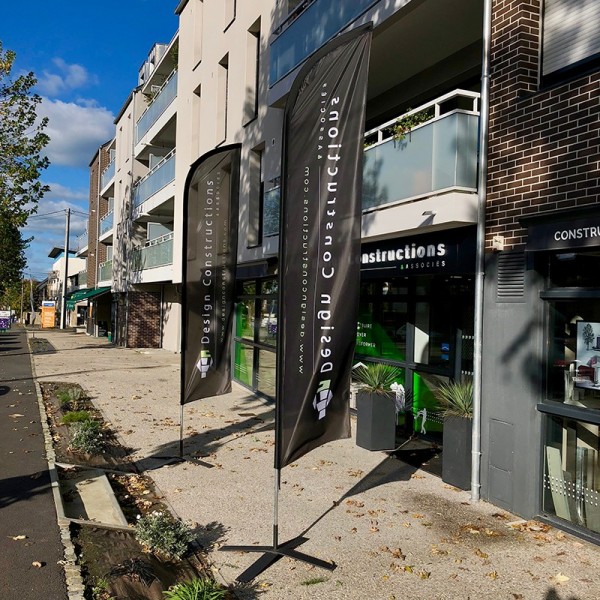 SIGNALÉTIQUE & ENSEIGNES : Voiles publicitaires à Saint-Malo